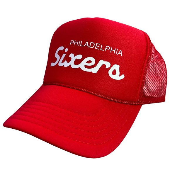 OTTO Accessories New Vintage Philadelphia 76ers Sixers Red Sports